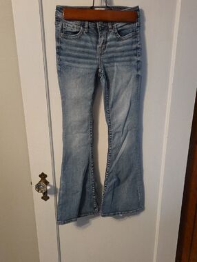 BKE Light Blue Women's Flare Jeans
